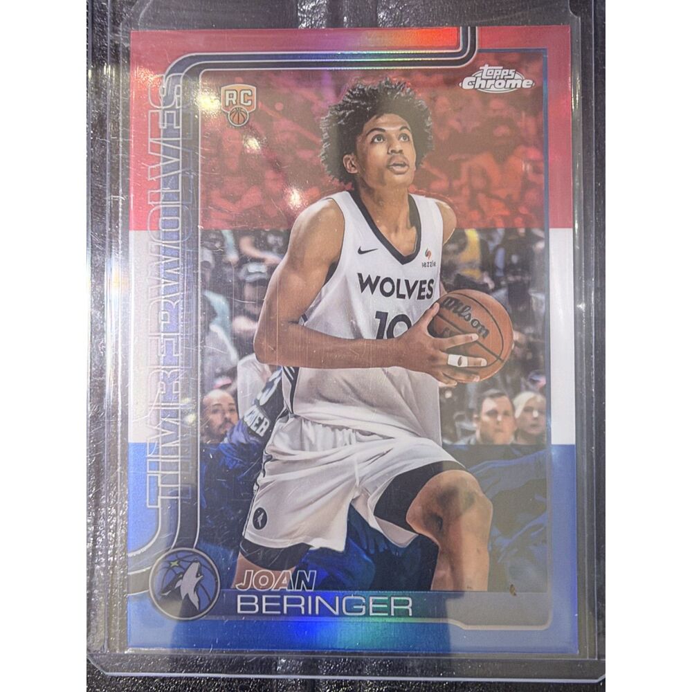 2025-26 Topps Chrome Joan Beringer Red White Blue Refractor RC #267
